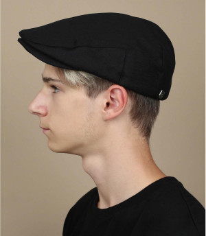 casquette beret homme Hooligan black